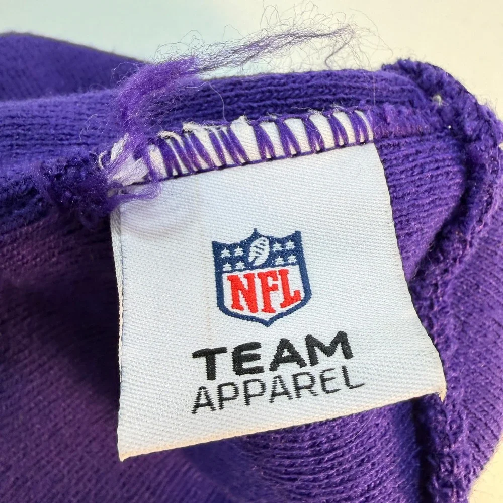 Baltimore Ravens Embroidered Knit Hat NFL Team Apparel Beanie Youth OSFA Purple